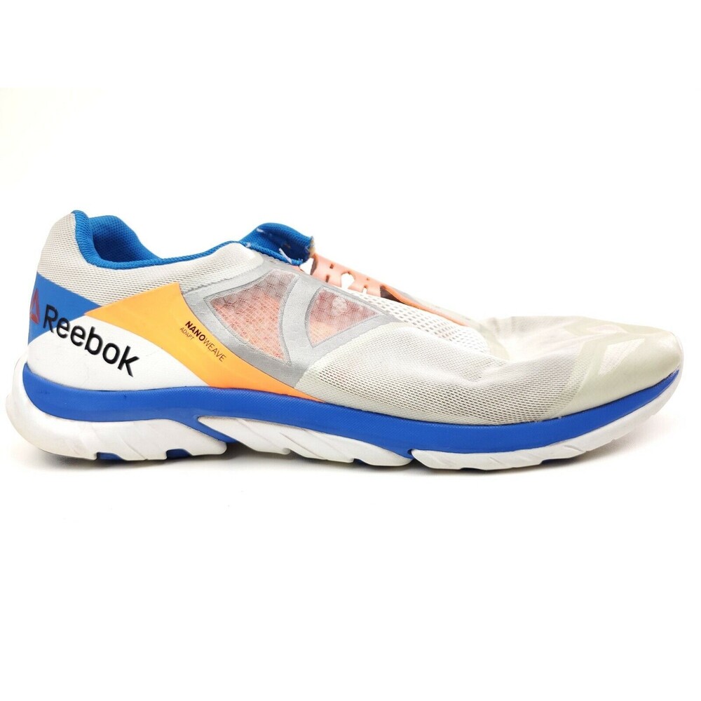Reebok NanoWeave Adapt Training Shoes Mens 12.5 Running White Blue